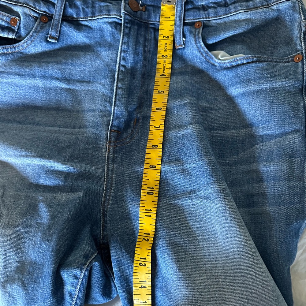 Madewell high waisted boyjean slim crop size 32 Blue Women's Jeans - Picture 11 of 11